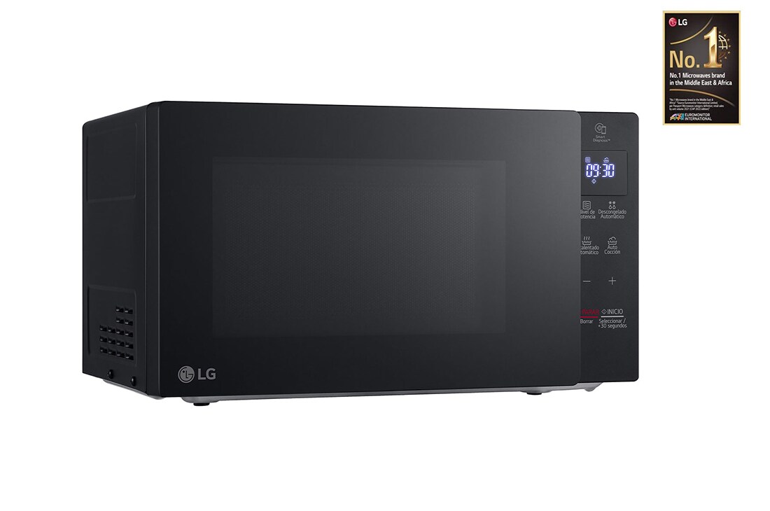 LG مايكروييف إل جي NeoChef سعة 20 لتر لون أسود, Right side view, MS2032GAS, thumbnail 7