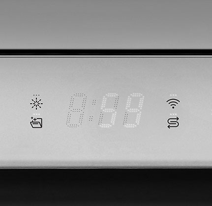 صورة مقربة للوحة LED لغسالة الأطباق المستقلة من LG.