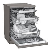 LG غسالة صحون إل جي بالبخار ™QuadWash ،إعداد المكان14، تقنية EasyRack™ Plus، محرك الدفع المباشر، تقنية ™ThinQ, DFB227HD, thumbnail 5