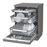 LG غسالة صحون إل جي بالبخار ™QuadWash ،إعداد المكان14، تقنية EasyRack™ Plus، محرك الدفع المباشر، تقنية ™ThinQ, DFB227HD, thumbnail 8