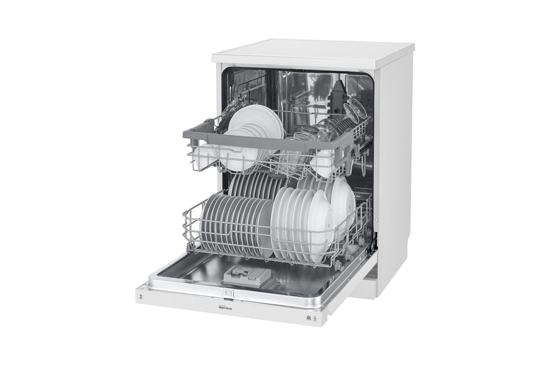 LG غسالة صحون QuadWash إعداد المكان 14، محرك دفع مباشر, DFB512FW, thumbnail 8