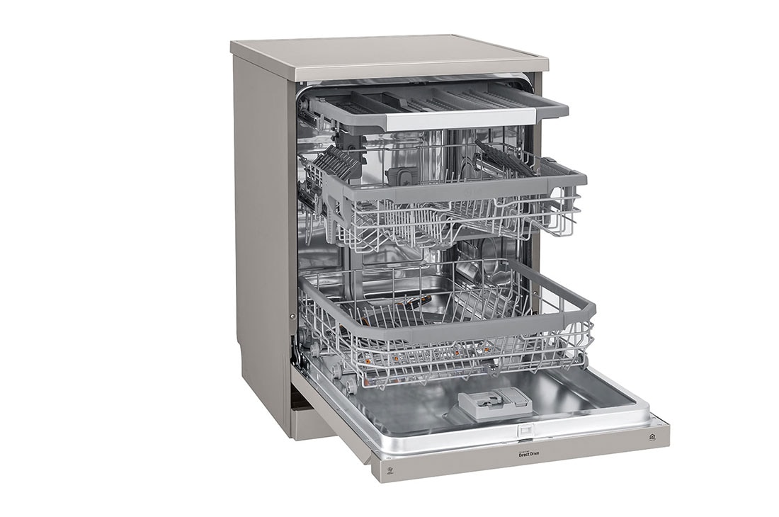 LG غسالة صحون إل جي QuadWash بالبخار إعدادات المكان 14, DFB425FP, thumbnail 4