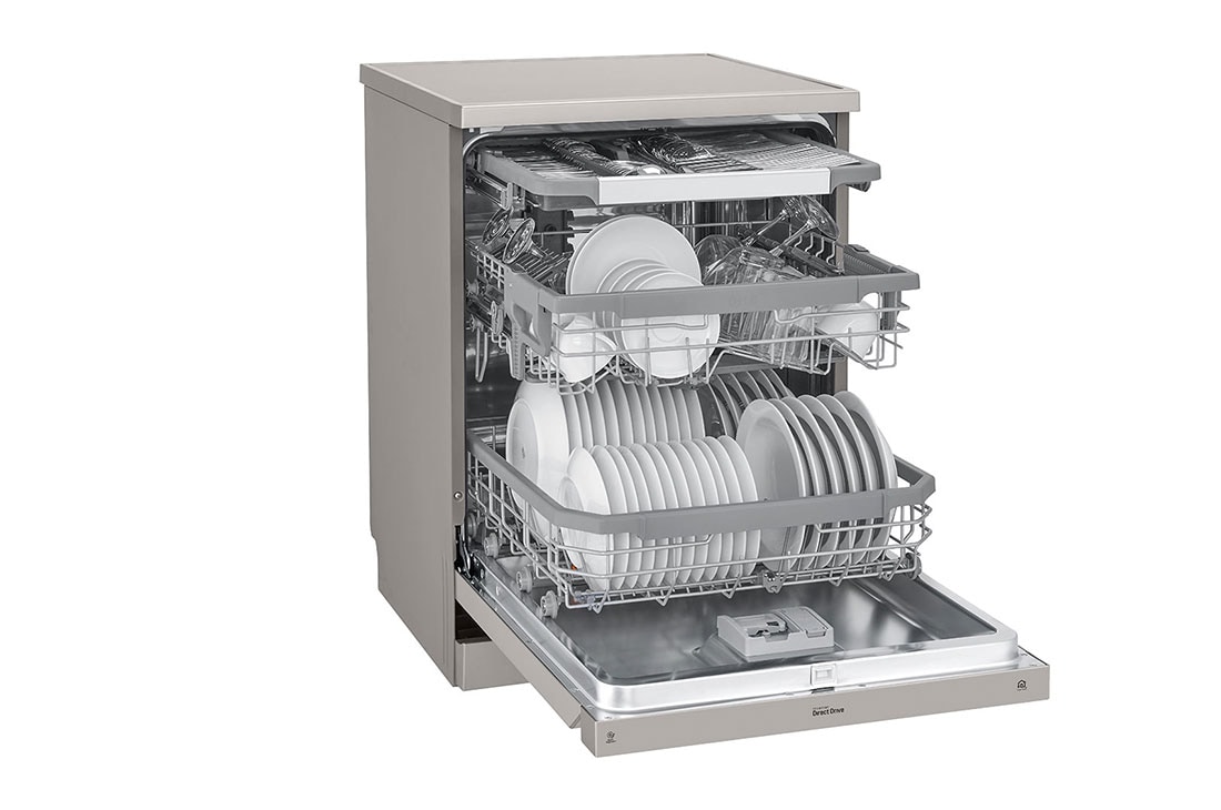 LG غسالة صحون إل جي QuadWash بالبخار إعدادات المكان 14, DFB425FP, thumbnail 5