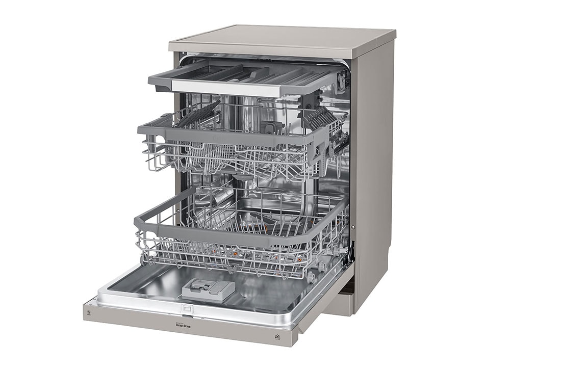 LG غسالة صحون إل جي QuadWash بالبخار إعدادات المكان 14, DFB425FP, thumbnail 7