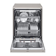 LG غسالة صحون إل جي بالبخار QuadWash،إعدادات المكان 14, غسالة صحون إل جي بالبخار ™QuadWash، محرك الدفع المباشر، تقنية EasyRack™ Plus، إعدادات المكان14،  تقنية ThinQ, DFB425FP, thumbnail 3