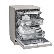 LG غسالة صحون إل جي بالبخار QuadWash،إعدادات المكان 14, غسالة صحون إل جي بالبخار ™QuadWash، محرك الدفع المباشر، تقنية EasyRack™ Plus، إعدادات المكان14،  تقنية ThinQ, DFB425FP, thumbnail 5