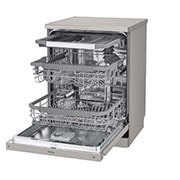 LG غسالة صحون إل جي بالبخار QuadWash،إعدادات المكان 14, غسالة صحون إل جي بالبخار ™QuadWash، محرك الدفع المباشر، تقنية EasyRack™ Plus، إعدادات المكان14،  تقنية ThinQ, DFB425FP, thumbnail 7