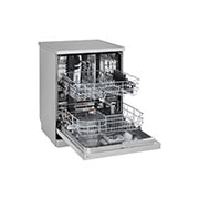 LG غسالة صحون QuadWash لون فضي بلاتيني من إل جي, left perspective view, DFC612FV, thumbnail 6