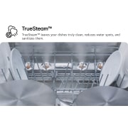 LG غسالة أطباق QuadWash™ بسعة 14 مكان تخزين باللون الأسود غير اللامع مع تقنية TrueSteam™ والتجفيف الحراري وAuto Open Dry., DFC287HMS, thumbnail 3