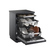 LG غسالة أطباق QuadWash™ بسعة 14 مكان تخزين باللون الأسود غير اللامع مع تقنية TrueSteam™ والتجفيف الحراري وAuto Open Dry., DFC287HMS, thumbnail 10