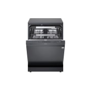 LG غسالة أطباق QuadWash™ بسعة 14 مكان تخزين باللون الأسود غير اللامع مع تقنية TrueSteam™ والتجفيف الحراري وAuto Open Dry., DFC287HMS, thumbnail 13
