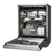 LG غسالة أطباق تعمل بتقنية محرك الدفع العاكس المباشرDirect Drive و تقنية البخار الحقيقي ™TrueSteam  و مزودة بأرفف ذكية ™SmartRack, D1452WF, thumbnail 3