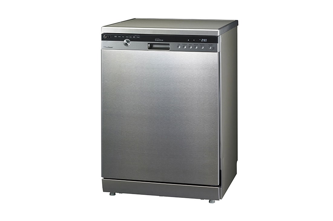 LG غسالة أطباق تعمل بتقنية محرك الدفع العاكس المباشرDirect Drive و تقنية البخار الحقيقي ™TrueSteam  و مزودة بأرفف ذكية ™SmartRack, D1442SF, thumbnail 2