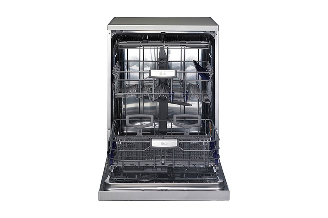 LG غسالة أطباق تعمل بتقنية محرك الدفع العاكس المباشرDirect Drive و تقنية البخار الحقيقي ™TrueSteam  و مزودة بأرفف ذكية ™SmartRack, D1442SF, thumbnail 4