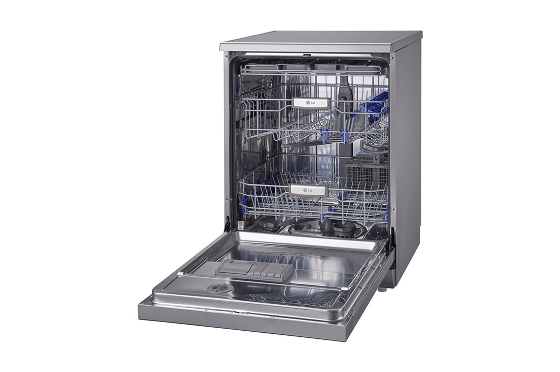 LG غسالة أطباق تعمل بتقنية محرك الدفع العاكس المباشر Direct Drive و تقنية البخار الحقيقي ™TrueSteam  و مزودة بأرفف ذكية ™SmartRack, D1495CF, thumbnail 9