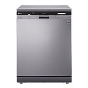 LG غسالة أطباق تعمل بتقنية محرك الدفع العاكس المباشر Direct Drive و تقنية البخار الحقيقي ™TrueSteam  و مزودة بأرفف ذكية ™SmartRack, D1495CF, thumbnail 1