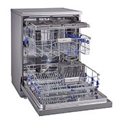 LG غسالة أطباق تعمل بتقنية محرك الدفع العاكس المباشر Direct Drive و تقنية البخار الحقيقي ™TrueSteam  و مزودة بأرفف ذكية ™SmartRack, D1495CF, thumbnail 7