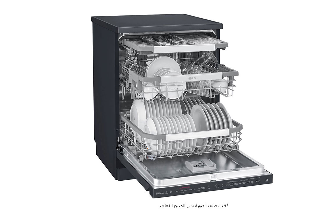 LG غسالة صحون إل جي QuadWash بالبخار إعداد المكان 14, DFB325HM, DFB325HM, thumbnail 10