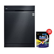 LG غسالة صحون QuadWash إل جي بالبخار إعداد المكان 14, Front view, DFB325HM, thumbnail 1