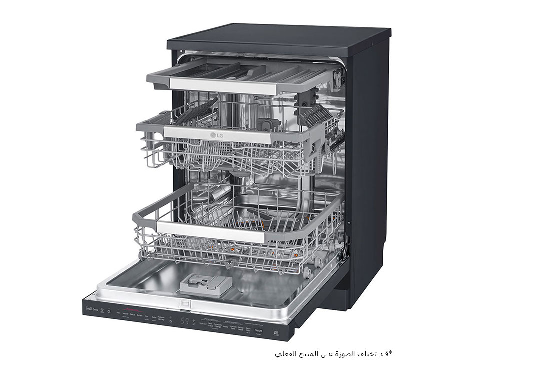 LG غسالة صحون QuadWash إل جي بالبخار إعداد المكان 14, DFB325HM, DFB325HM, thumbnail 6