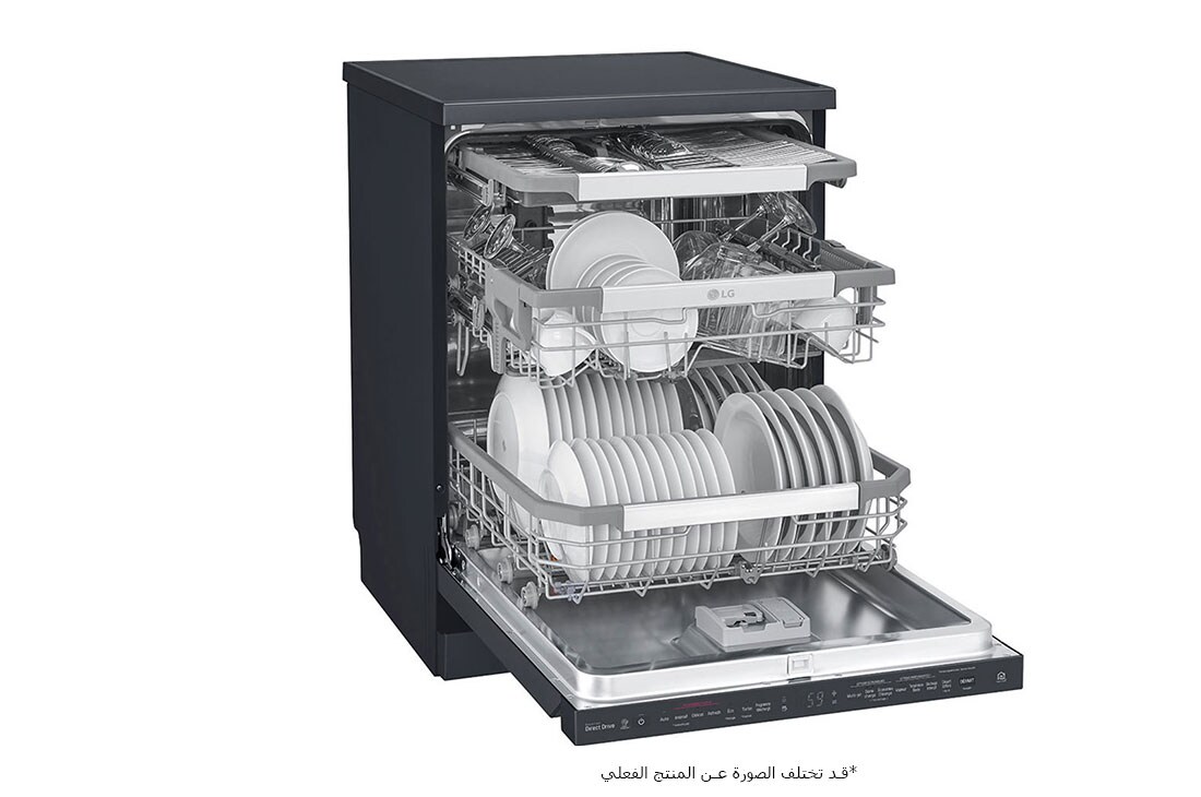 LG غسالة صحون QuadWash إل جي بالبخار إعداد المكان 14, DFB325HM, DFB325HM, thumbnail 10