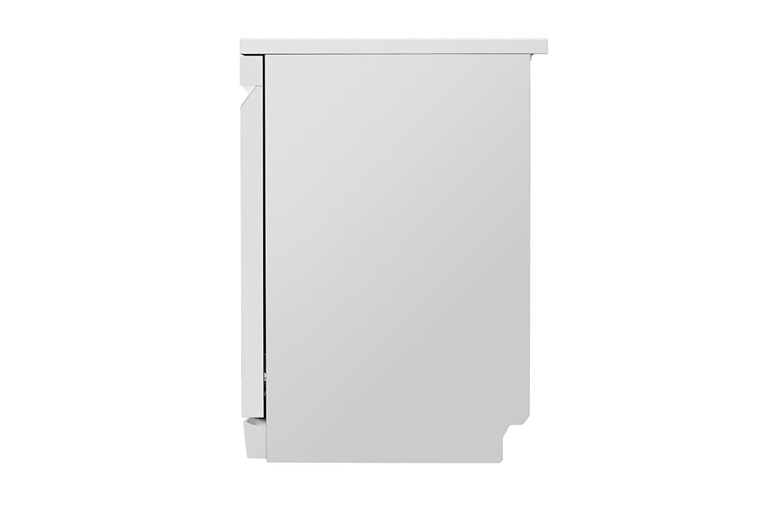 LG غسالة صحون 14 مكان QuadWash™، فضي بلاتيني، دورة تربو، محرك الدفع المباشر, Side view, DFC513FW, thumbnail 13