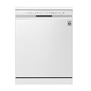 LG غسالة صحون 14 مكان QuadWash™، فضي بلاتيني، دورة تربو، محرك الدفع المباشر, Front view, DFC513FW, thumbnail 1