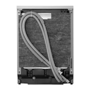 LG غسالة صحون 14 مكان ™QuadWash، فضي بلاتيني، دورة تربو، الرف الذكي, back view, DFC513FV, thumbnail 14