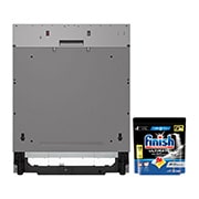LG 60 سم غسالة أطباق مدمجة QuadWash™ ستانلس ستيل EasyRack™ Plus, منظر أمامي لغسالة الأطباق المدمجة ™QuadWash مقاس 60 سم مع Easy Rack™ Plus. ({Sales Model Code}), DBC512TSE, thumbnail 1