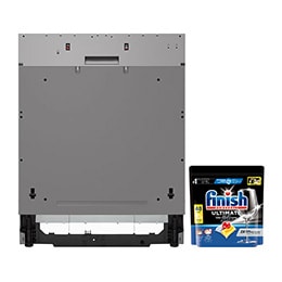 منظر أمامي لغسالة الأطباق المدمجة ™QuadWash مقاس 60 سم مع Easy Rack™ Plus. ({Sales Model Code})2