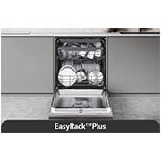 LG 60 سم غسالة أطباق مدمجة QuadWash™ ستانلس ستيل EasyRack™ Plus, صورة USP لـ lg thinq, DBC512TSE, thumbnail 3