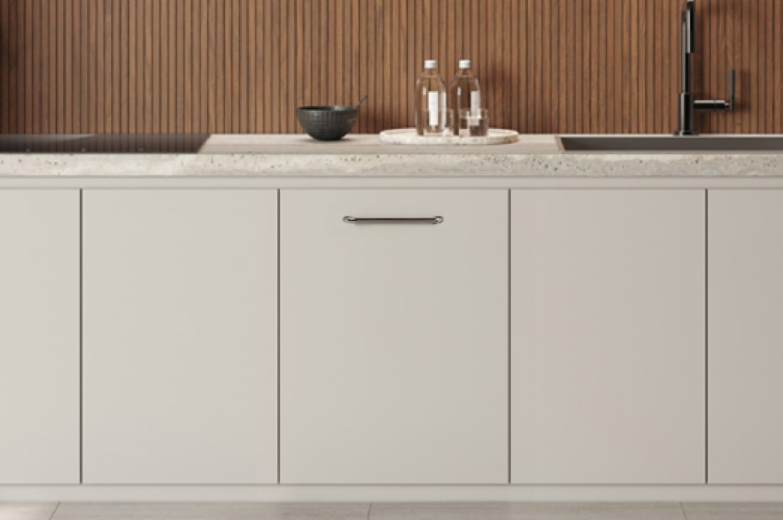 LG 60 سم غسالة أطباق مدمجة QuadWash™ ستانلس ستيل EasyRack™ Plus, لقطة داخلية تتميز بغسالة أطباق كبيرة جداً, DBC512TSE, thumbnail 5