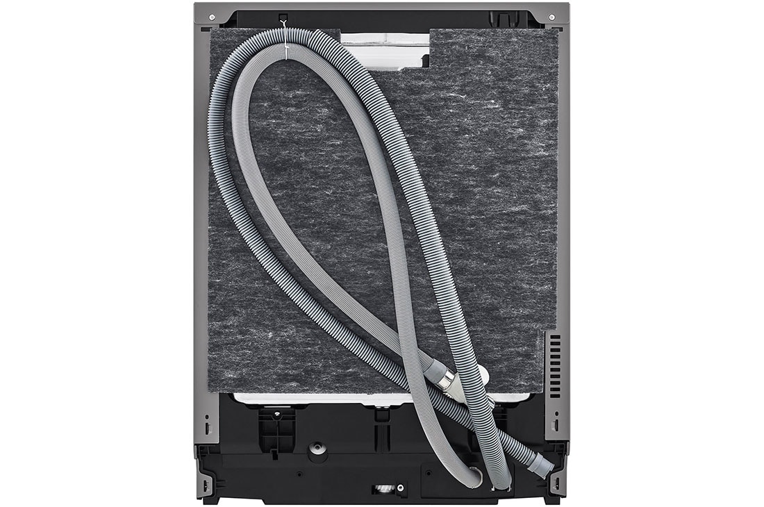 LG 60 سم غسالة أطباق مدمجة QuadWash™ ستانلس ستيل EasyRack™ Plus, صورة للجانب الخلفي, DBC512TSE, thumbnail 8