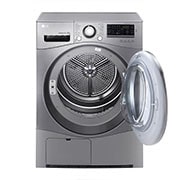 LG مجفف، 9 كجم، مستشعر تجفيف، تكنولوجيا العاكس، الاتصال قريب المدى, RC9066C3F, thumbnail 2