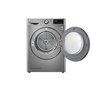LG مجففة لون فضي ذوعاكس مزدوج سعة 9 كجم و مستشعر تجفيف, الجبهة فتح المنظر الأيمن, RC90V9EV2W, thumbnail 3