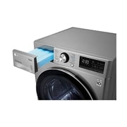 LG مجففة حجم 9 كجم لون فضي ذو عاكس مزدوج ومستشعر تجفيف, RC90V9EV2W, thumbnail 12