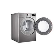 LG مجفف ذو عاكس مزدوج سعة 16 كجم لون فضي من إل جي, Left view with door open, RH16U8EVCW, thumbnail 9