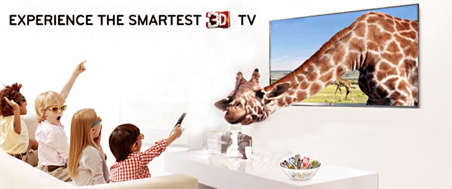 EXPERIENCE THE SMARTEST 3D TV