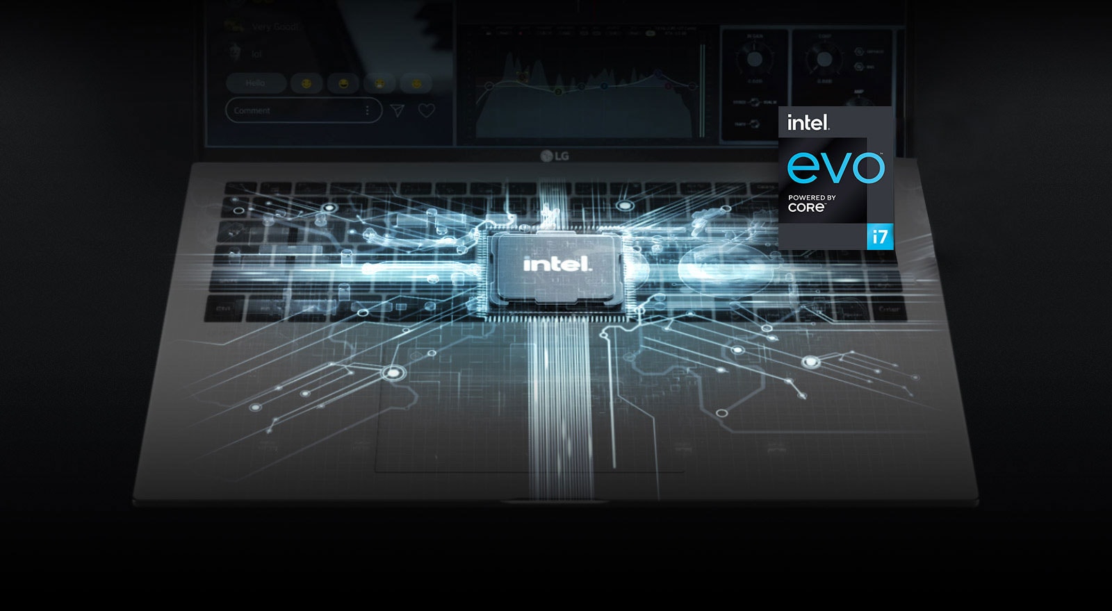 توفر وحدة معالجة Intel® المركزية من الجيل الحادي عشر أداءً قويًا بفضل ذاكرة النظام والمعالج الحديث