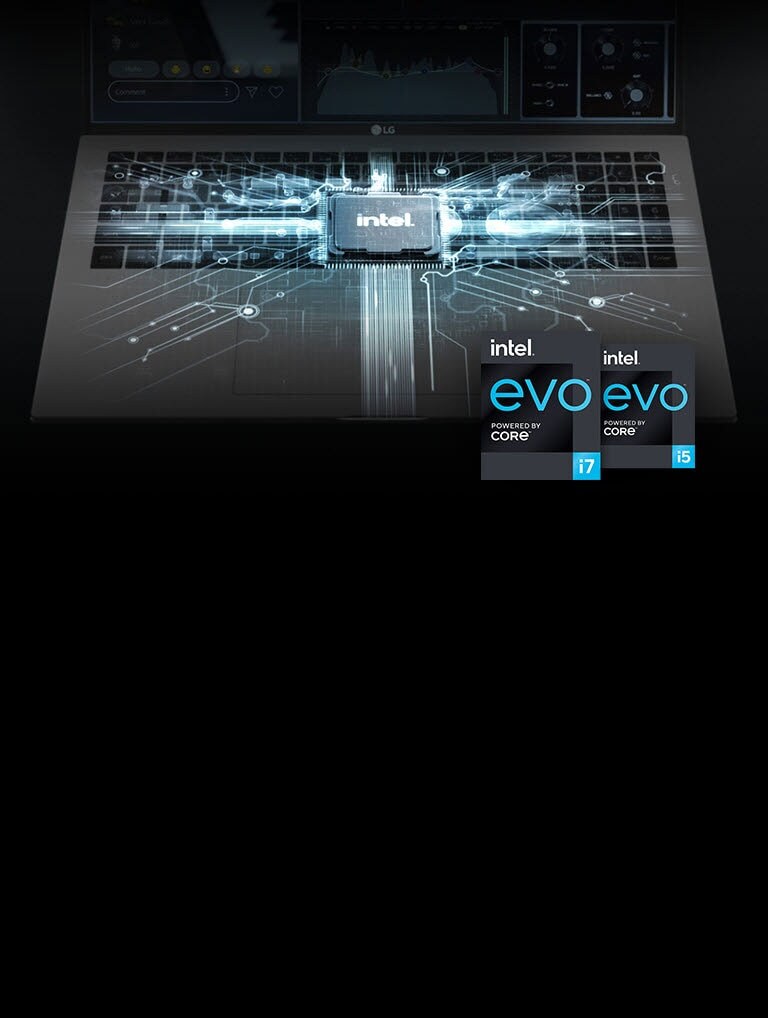 توفر وحدة معالجة Intel® المركزية من الجيل الحادي عشر أداءً قويًا بفضل ذاكرة النظام والمعالج الحديث