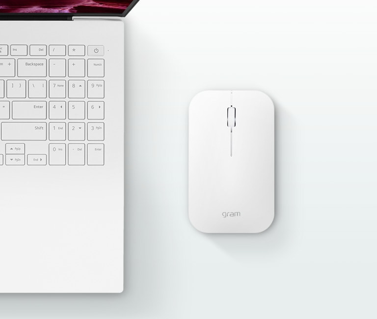 تصميم نحيف وانسيابي يشبه تصميم الكمبيوتر المحمول gram من LG