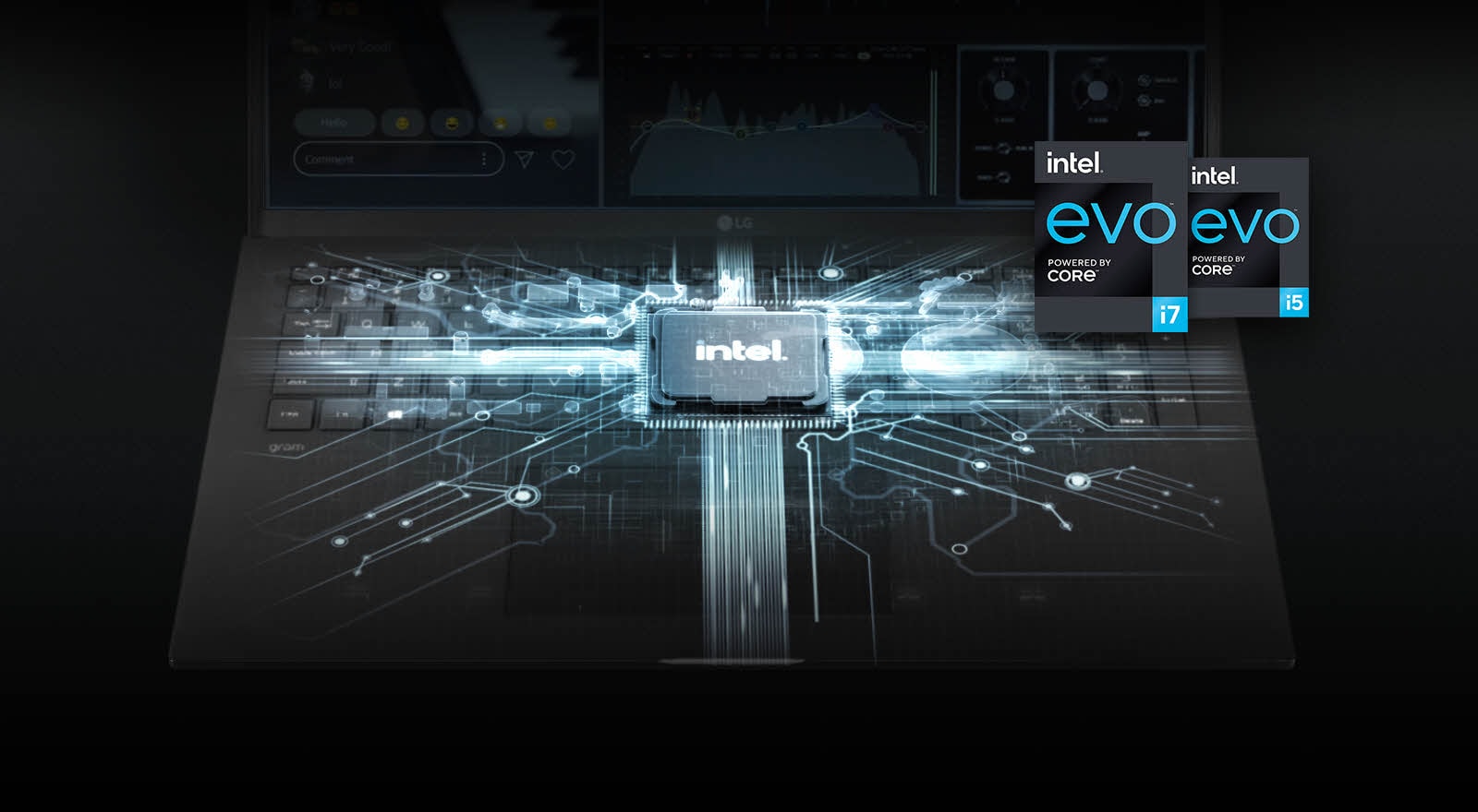 توفر وحدة معالجة Intel® المركزية من الجيل الحادي عشر أداءً قويًا بفضل ذاكرة النظام والمعالج الحديث