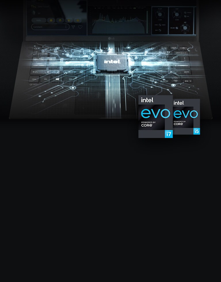 توفر وحدة معالجة Intel® المركزية من الجيل الحادي عشر أداءً قويًا بفضل ذاكرة النظام والمعالج الحديث