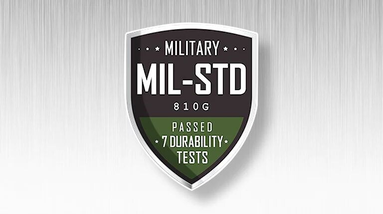 اجتاز الهيكل المعدني الكامل لجهاز جرام المعيار العسكري MIL-STD-810G الضروري للمتانة والموثوقية