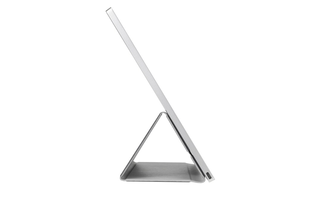 LG شاشة محمولة من ال جي مقاس 16 بوصة  بتقنية view‎+ للتوصيل بجهاز LG gram مزود بمنفذ USB Type-C™‎., مظهر الجانب للجانب الأيمن, 16MQ70, thumbnail 13