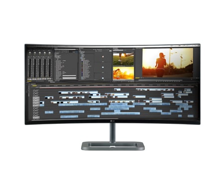 LG شاشة منحنية حجم 34 بوصة QHD موديل 34UC87C, 34UC87C