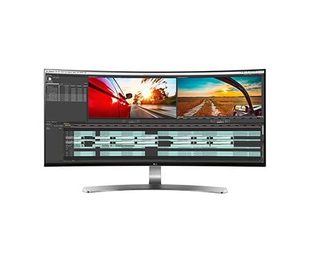 LG شاشة 34 بوصة Curved UltraWide™ WQHD IPS LED بنسبة 21:9  (34 بوصة قطرية), 34UC98