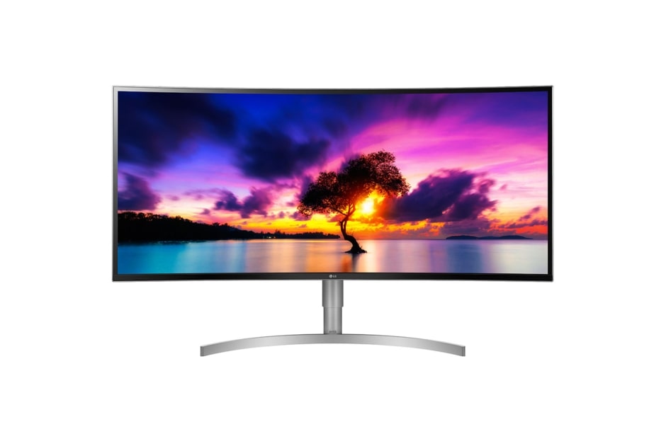 LG شاشة 21:9 UltraWide<sup>®</sup> WQHD+ IPS LEDمنحنية 38 بوصة (بقطر 37.5 بوصة), 38WK95C-W