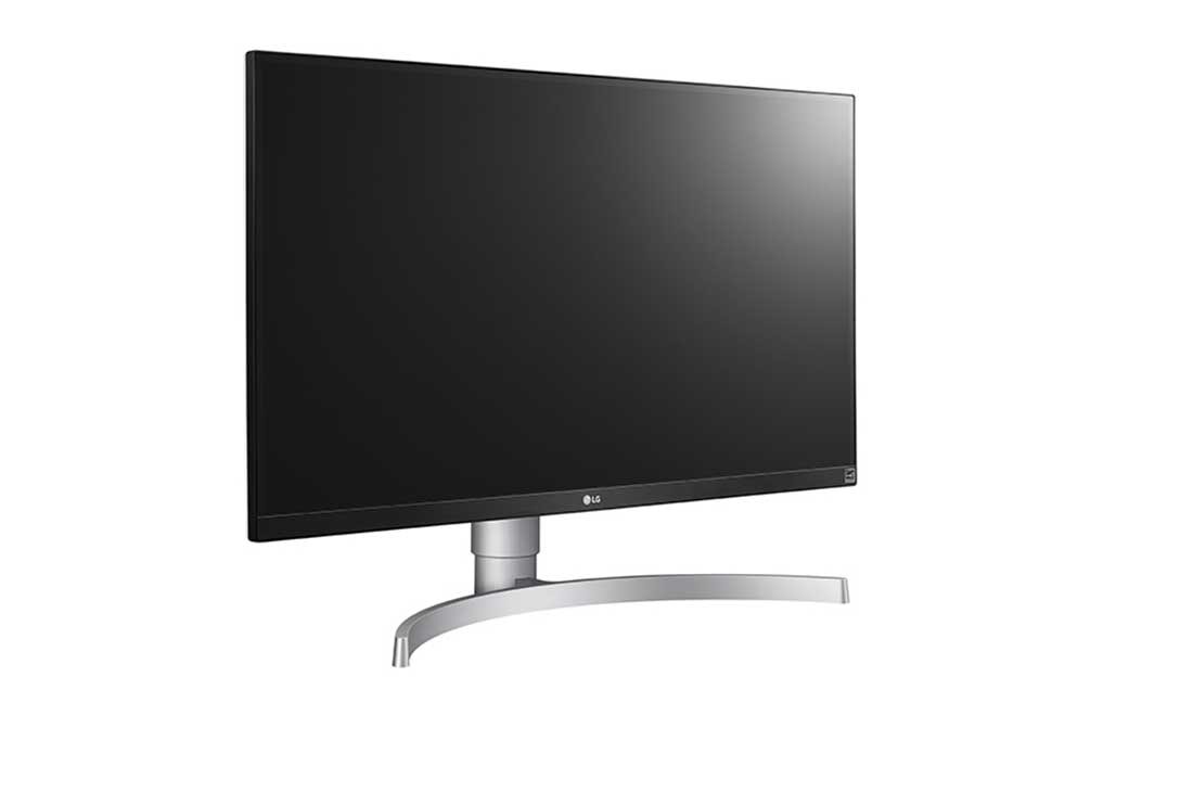 LG شاشة 4K UHD حجم 27 بوصة (2160 × 3840) تعمل بلوحة IPS مع تقنية فيزا HDR400، بيضاء فضية, 27UL650-W, thumbnail 4