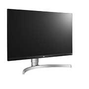 LG شاشة 4K UHD حجم 27 بوصة (2160 × 3840) تعمل بلوحة IPS مع تقنية فيزا HDR400، بيضاء فضية, 27UL650-W, thumbnail 4